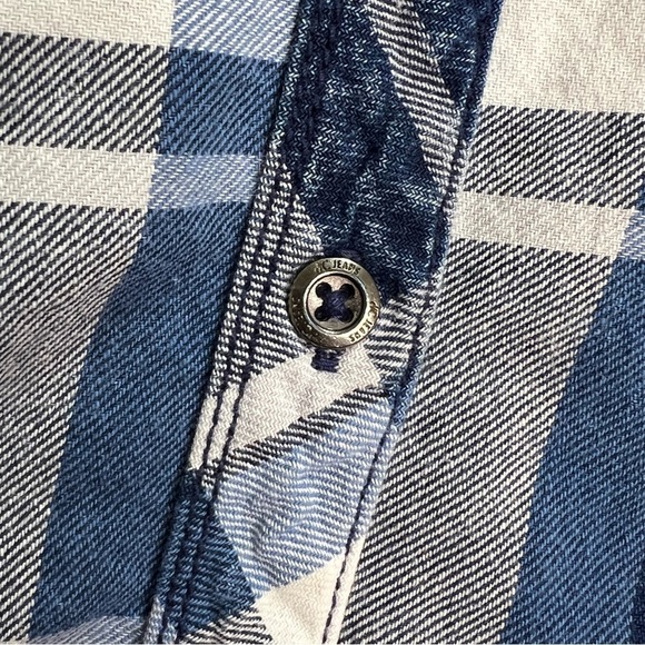 Penningtons DC Jeans Blue Flannel Size X - Picture 7 of 13